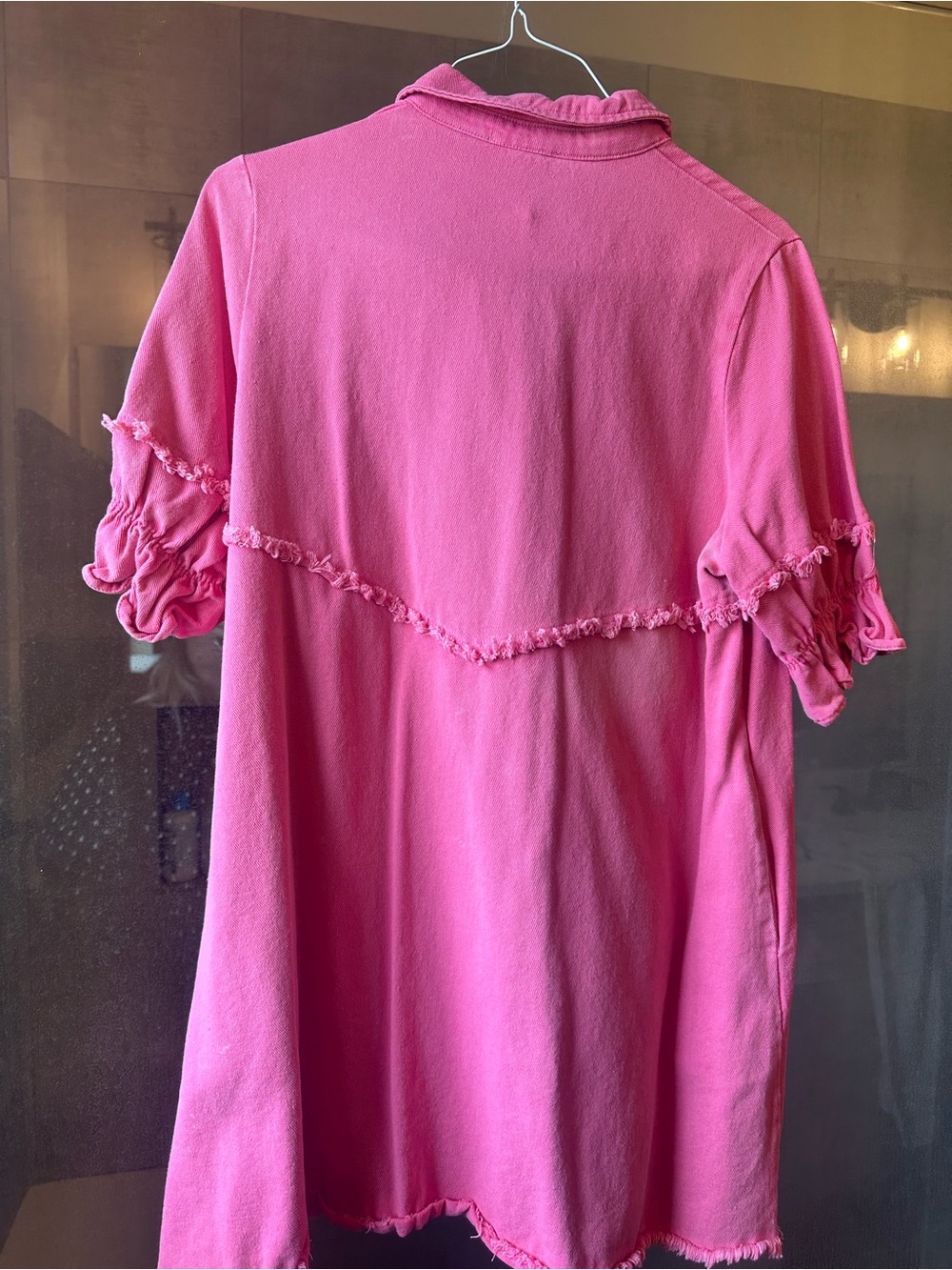 Fantastic Fawn Denim Dress - Picture 3 of 4